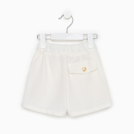 Children's shorts Minaku: Cotton Collection Color White, Height 104-7