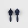Automatic castle for a secret lightning, No. 3, 10 pcs, the color of the dark blue