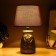 Table lamp 16882/1GR E14 40W gray 20x20x34 cm Risalux