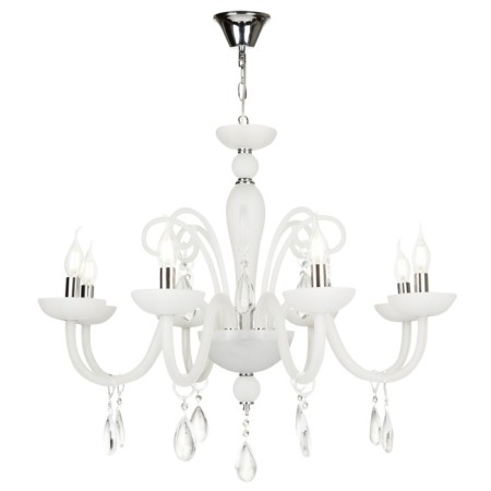 Maytoni Dia011PL-08W, E14, 8x40 W, 710x710x1840 mm, white
