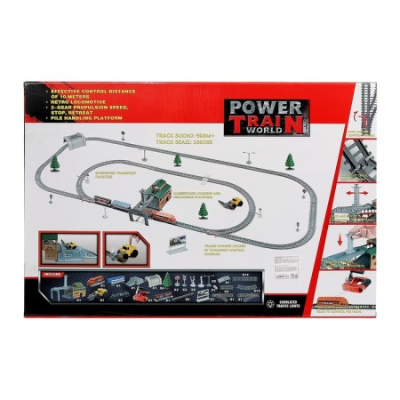 Lesopilka railway, radio control, works from batteries, light-7