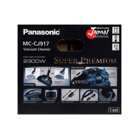 Panasonic MC-CJ917K vacuum cleaner, bag, 2300 W, 6 l, 60 dB, black-18