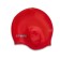 ATEMI EC102 swimming cap, silicone with “ears”, red color