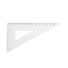 Triangle 13 cm, 30 °, transparent