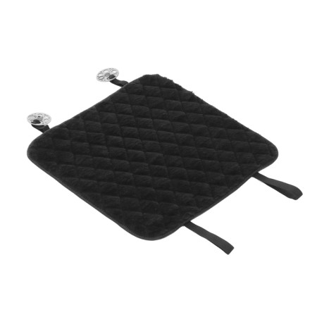 Front seat, artificial fur, size 48 x 48 cm, black-7