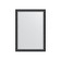 Mirror in the baguette frame, black oak 37 mm, 50x70 cm