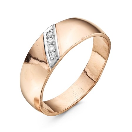 The ring "England" path, pink gilding, 17.5 size