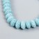 Beads for aromatherapy with the hole "Disc. Blue" 0.6x1x1 cm set 33 pcs +-3