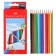 Pencils of 12 Faber-Castell Eco 1205 7/2.8 mm colors, three-sided housing, with a sharpener