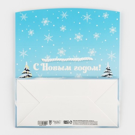 Package - Box "Happy New Year", animals, 23 x 18 x 11 cm, new year-6