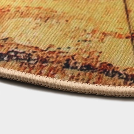 Loire Dolyana Rug for the House, yellow color, chick edging-2