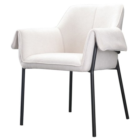 Aline chair, 550 × 700 × 830 mm, Shenill, Milk color-3