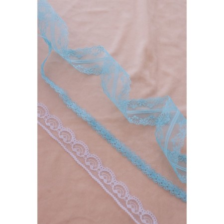 Capricon lace, 15 mm × 10 ± 1 m, blue color-2