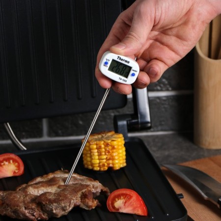 Thermal canopy kitchen Luazon TA-288, maximum temperature 300 ° C, from LR44, white-2