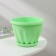 Pot for flowers with the Podon "Noble", 1 l, d = 14 cm, green color