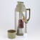 Thermos 2 l, with a glass flask, retains heat 12 hours, with a mug, green