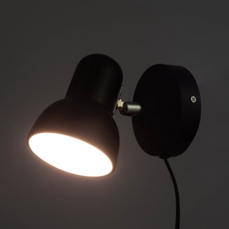Sconces with the Sevantos wire E27 40W Black 9x9x14 cm-6