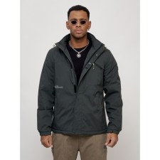 Sports male jacket, size 50, dark gray color