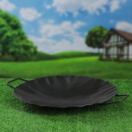 Saj frying pan "warmed" diameter 40 cm, steel thickness 2 mm