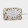 Lightning cosmetic bag, green color