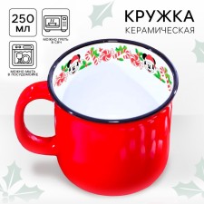 Кружка Новогодняя, Микки Маус , 350 мл