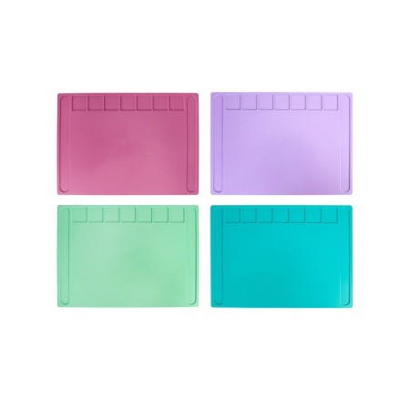 Plastic Calligrata "Provence" plastic board, pastel colors, with a side and departments, mix-1