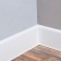 Floor skirting board 85mm 2.2m "decoration", 001 white