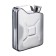 Captain alcohol flask, stainless steel, gift, army, 150 ml