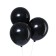 Latex ball 12 ", pastel, set 25 pcs., Black color