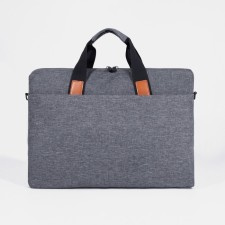 Laptop bag, gray color