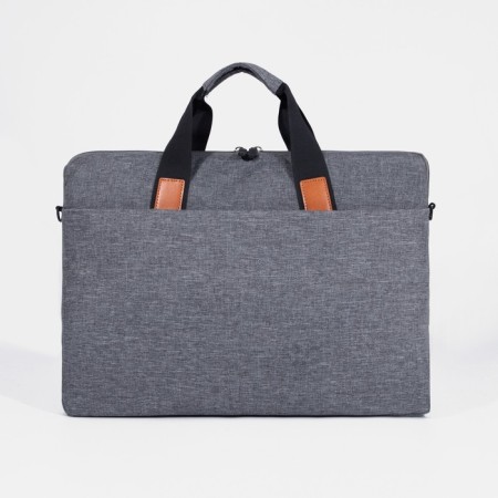 Laptop bag, gray color