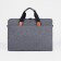 Laptop bag, gray color