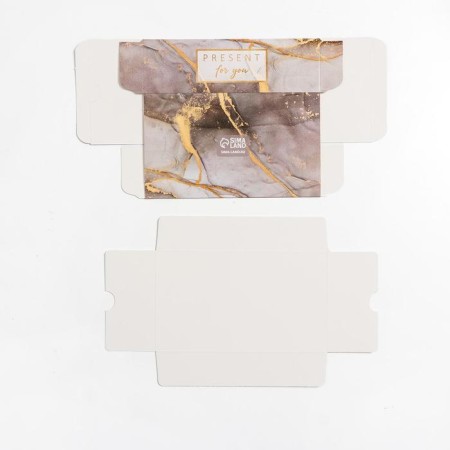 Box for Makarun, confectionery packaging "Present", 18 x 10.5 x 5.5 cm-3