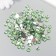 Decor for creativity plastic "Rhinestones. Light green" set 300 pcs d = 0.8 cm