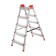 Perilla ladder 122405, galvanized, bilateral, 5 steps, 1030 mm