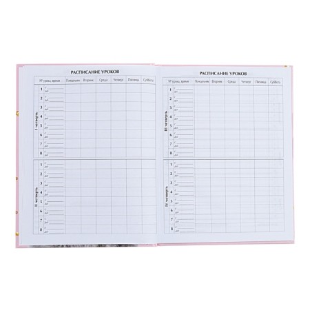 Universal diary for grades 1-11, Kisa, solid cover 7BC, glossy lamination, 40 sheets-6