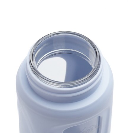 Water bottle, 400 ml, 19.5 x 7 x 5.2 cm, glass, blue-4