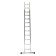 Enkor 69695 staircase, two -section, aluminum, 7 steps