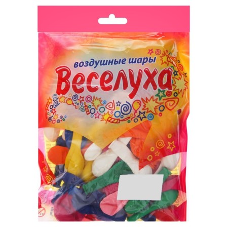 Latex ball 12 ", pastel, set of 100 pcs., Mix color-1