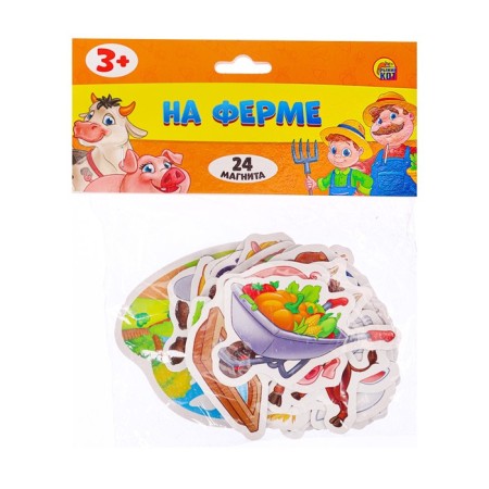 Game on magnets "Funny training. On the farm