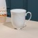 Rococo mug, 300 ml, porcelain