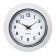 Quartz clock, D-2.5 cm, LQ377A, discrete move, silver