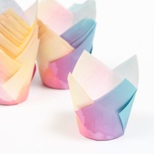 Tulip's baking uniform, sky, 5 x 8 cm