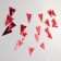 Garland "flags", 20 flags, 10 meters, red color