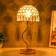 Barcus table lamp G4 35W gold 17x17x36 cm Risalux