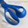 Portnovsky scissors, mowed blade, 10 ", 25 cm, blue