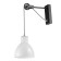 Bras "Shella" E27 40W black and white 20x15x20 cm