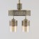 Suspended lamp Citilux "Emir" CL467223, 36x36x48 cm, 2x75W, E27, brown color