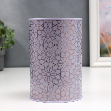 Piggy bank Metal Bank "Golden Patterns on White" MIX 15x10x10 cm-2