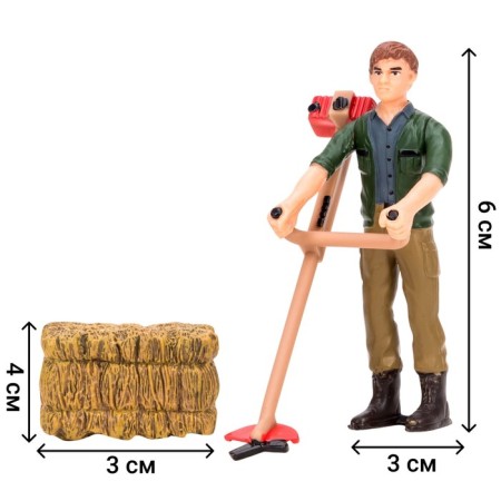 Set of figures "on the farm", 8 items-8